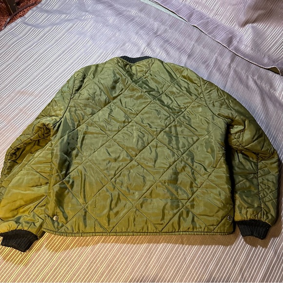Vintage army green liner jacket // medium - Picture 10 of 12